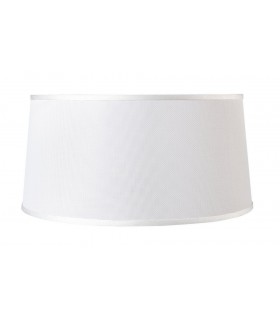 White Round Shade 410, 450mm x 215mm, Suitable for Ceiling Pendant Lights - 1
