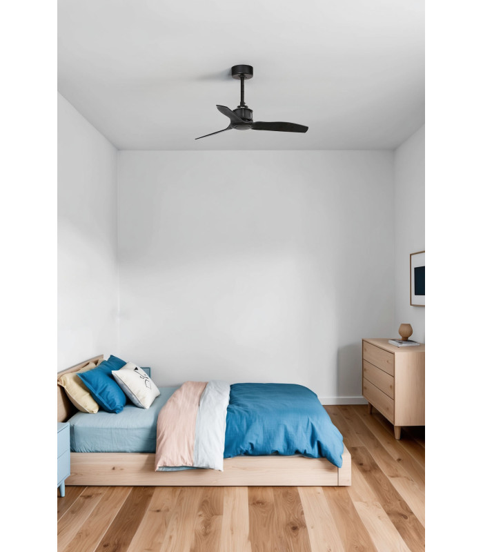 Just Fan S Matt Black Fan-2