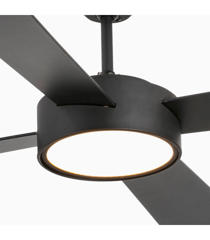 Hydra L Led Black/Walnut Fan-4