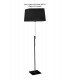 Floor Lamp Telescopic 1 Light WITHOUT SHADE E27 Black/Polished Chrome - 1
