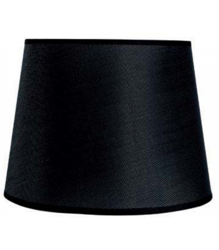Black Round Shade 300, 350mm x 250mm, Suitable for Floor Lamps - 1