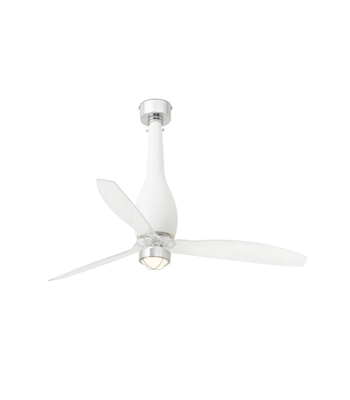 Eterfan M Led Matt White/Transparent Fan-4