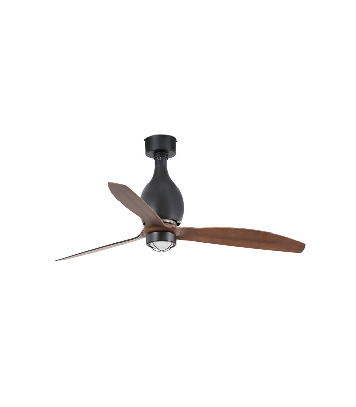 Mini Eterfan M Led Matt Black/Walnut Fan-1