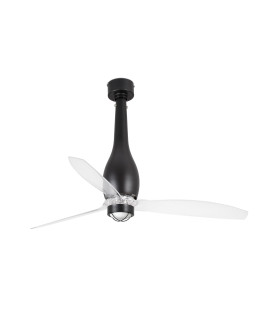 Eterfan M Led Matt Black/Transparent Fan-1
