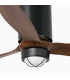 Tube Fan M Led Matt Black/Walnut Fan-4