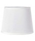 White Round Shade 210, 240mm x 165mm, Suitable for Table Lamps - 1
