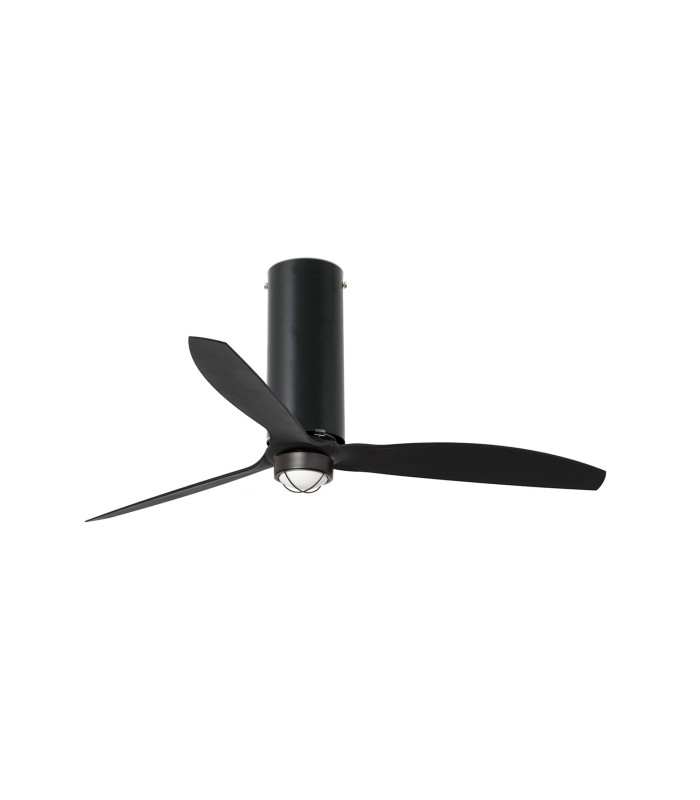 Tube Fan M Led Matt Black-1