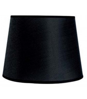 Black Round Shade 210, 240mm x 165mm, Suitable for Table Lamps - 1