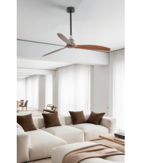 Deco Fan M Black/Walnut Fan-2