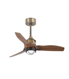Just Fan S Old Gold/Walnut Fan 3000K