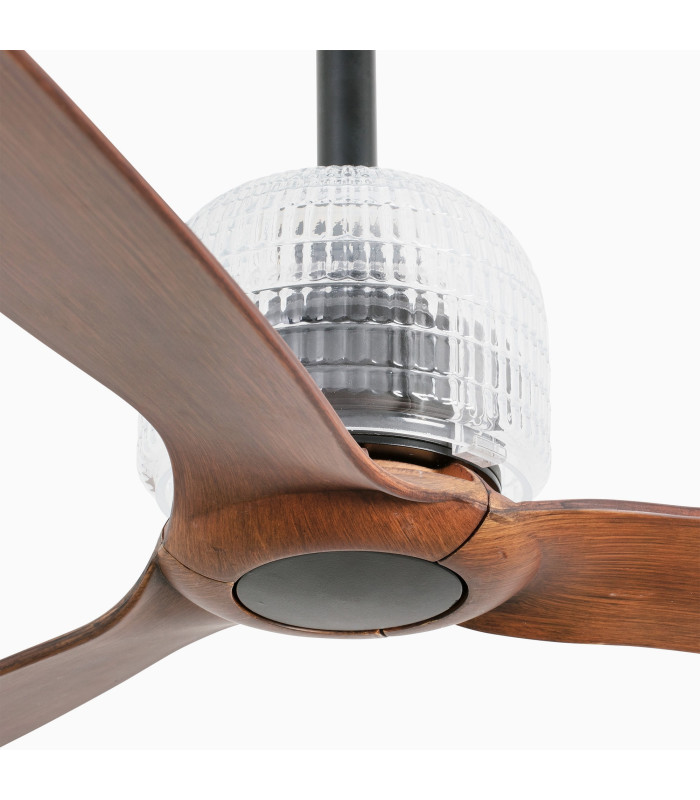 Deco Fan M Black/Walnut Fan-4