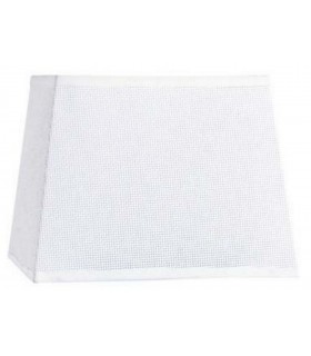 White Square Shade 240, 240x 165mm, Suitable for Table Lamps - 1