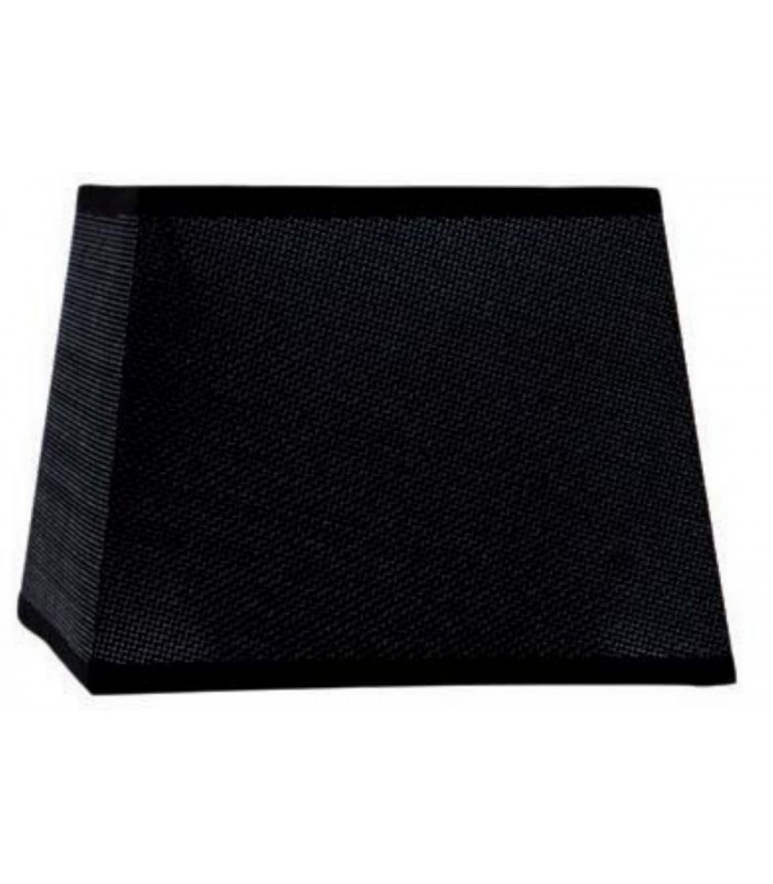 Black Square Shade 240, 240x 165mm, Suitable for Table Lamps - 1