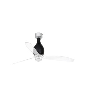Mini Eterfan M Led Shiny Black/Transparent Fan-1
