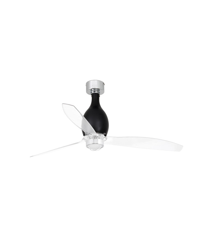 Mini Eterfan M Led Shiny Black/Transparent Fan-1