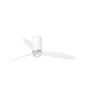Mini Tube Fan M Led Shiny White/Transparent Fan-1