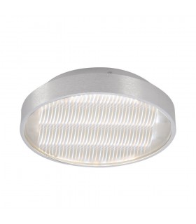 Flush Ceiling Light 29cm Round 18W LED 3000K + 6000K, 1180lm, Aluminium, Acrylic - 1