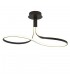 Semi Flush Ceiling 40W LED 2800K, 3200lm, Frosted Acrylic, Brown Oxide - 1