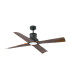 Winche M Led Black/Walnut Fan Ip44-1