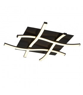 Flush 34W LED 2800K, 2600lm, Frosted Acrylic, Brown Oxide - 1