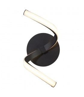 Wall Lamp 10W LED 2800K, 850lm, Frosted Acrylic, Brown Oxide - 1