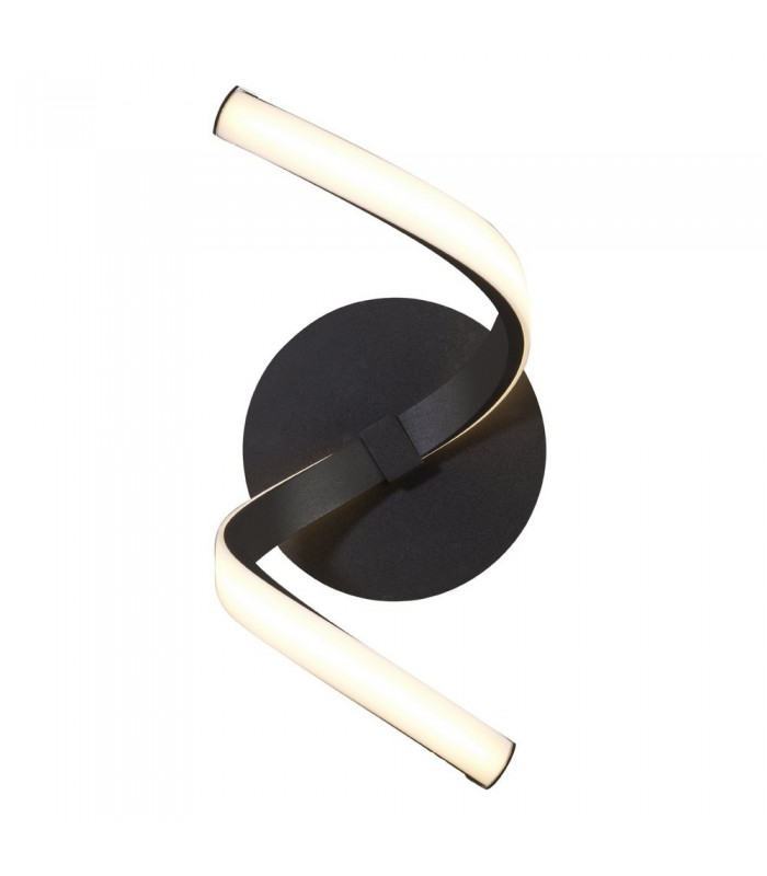 Wall Lamp 10W LED 2800K, 850lm, Frosted Acrylic, Brown Oxide - 1