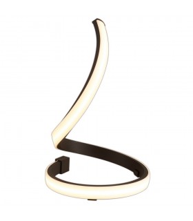 Table Lamp 15W LED 2800K, 1200lm, Frosted Acrylic, Brown Oxide - 1