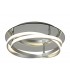 Flush 30W LED 3000K, 2500lm, Silver, Polished Chrome, White Acrylic - 1