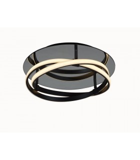 Flush 30W LED 2800K, 2500lm, Brown Oxide, White Acrylic - 1