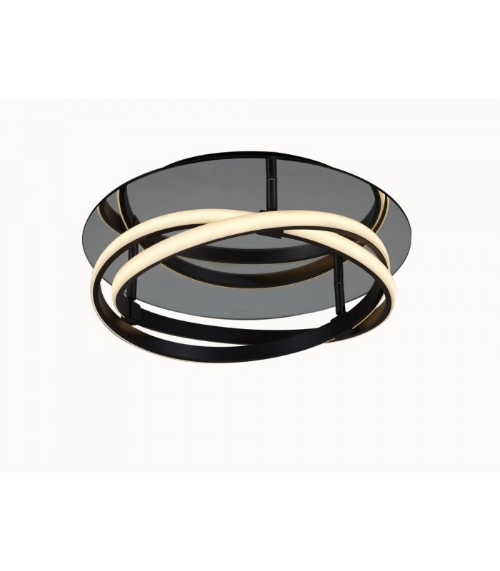 Flush 30W LED 2800K, 2500lm, Brown Oxide, White Acrylic - 1