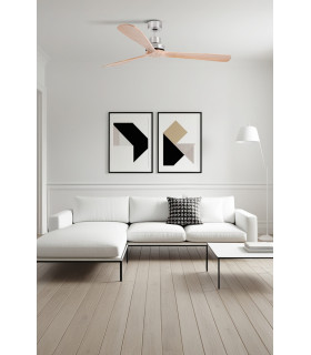 Lantau Xl Matt Nickel/Pine Fan-2