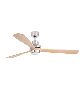 Lantau Xl Led Matt Nickel/Pine Fan Fsc-1