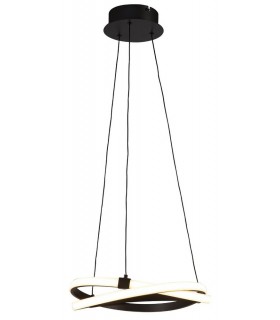 Ceiling Pendant 30W LED 2800K, 2500lm, Brown Oxide, White Acrylic - 1