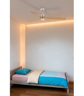 Lantau L Led Matt Nickel/Pine Fan Fsc-2