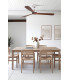Lantau Xl Matt Nickel/Walnut Fan Fsc-2