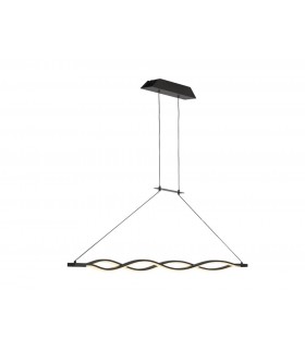 Ceiling Pendant 36W LED 2800K, 2520lm, Brown Oxide, White Acrylic - 1