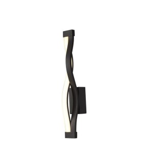 Wall Light 6W LED 2800K, 420lm, Brown Oxide, White Acrylic - 1