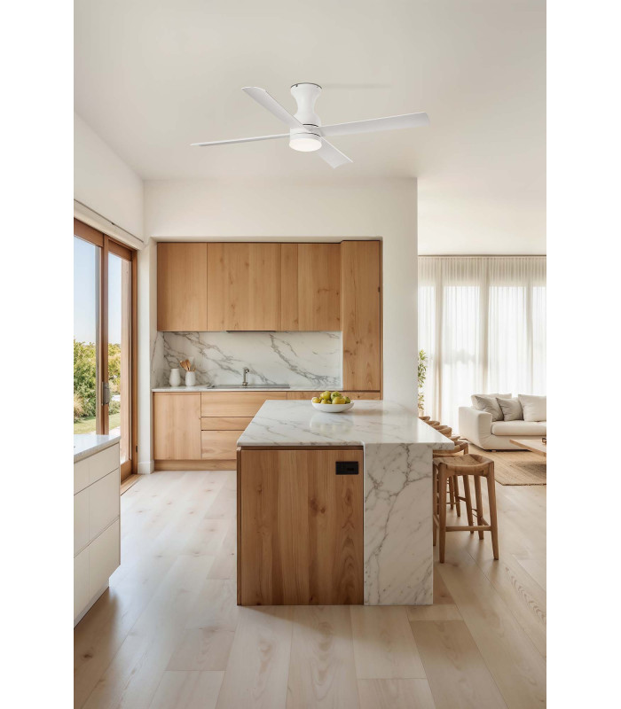 Fraser M Led White Fan-3
