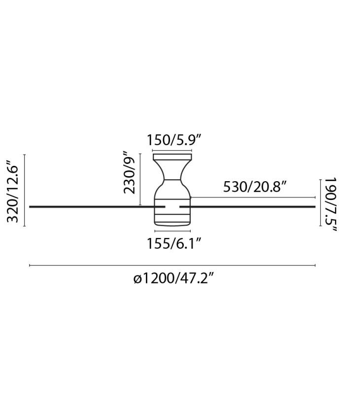 Fraser M Led White Fan-7