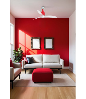 Mini Eterfan M Led Shiny Red/Transparent Fan-2