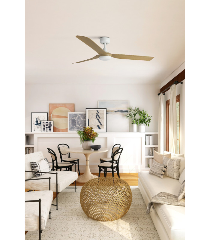 Punt M White/Light Wood Fan-2
