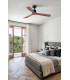 Lantau L Matt Black/Walnut Fan Fsc-2