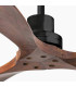Lantau L Matt Black/Walnut Fan Fsc-3