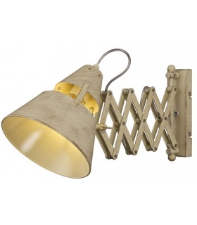 Wall Light 1 Light 40W E27, Sand Metal - 1