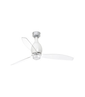 Mini Eterfan M Led Shiny White/Transparent Fan-1