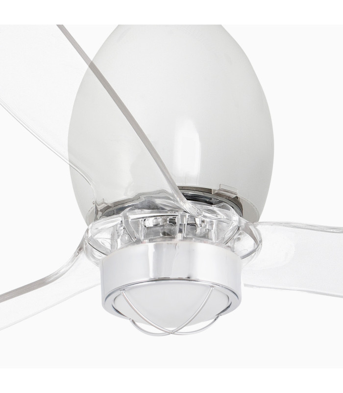 Mini Eterfan M Led Shiny White/Transparent Fan-3