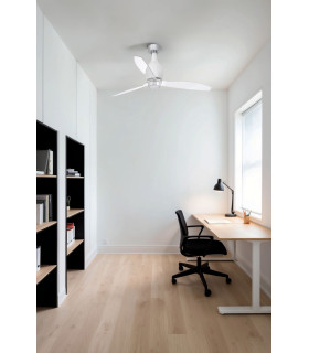 Mini Eterfan M Led Matt White/Transparent Fan-2