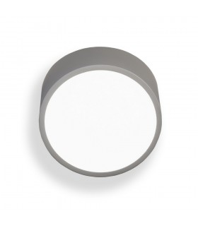 Flush Wall Light Round 2x5W G9 LED (not incl.), Silver, IP44 - 1