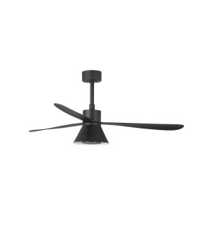 Amelia L Black/Black Fan Wall Control Cct-1