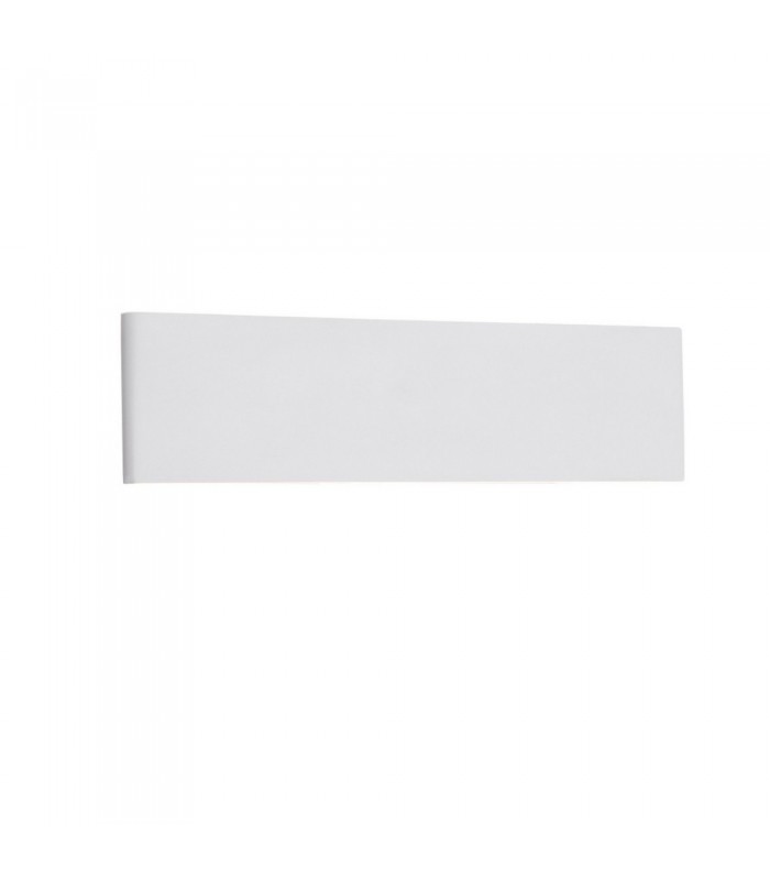 Flush Wall Lamp 12W LED 3000K, 624lm, Matt White, Acrylic - 1